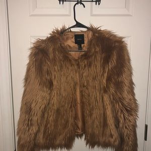 Faux fur coat